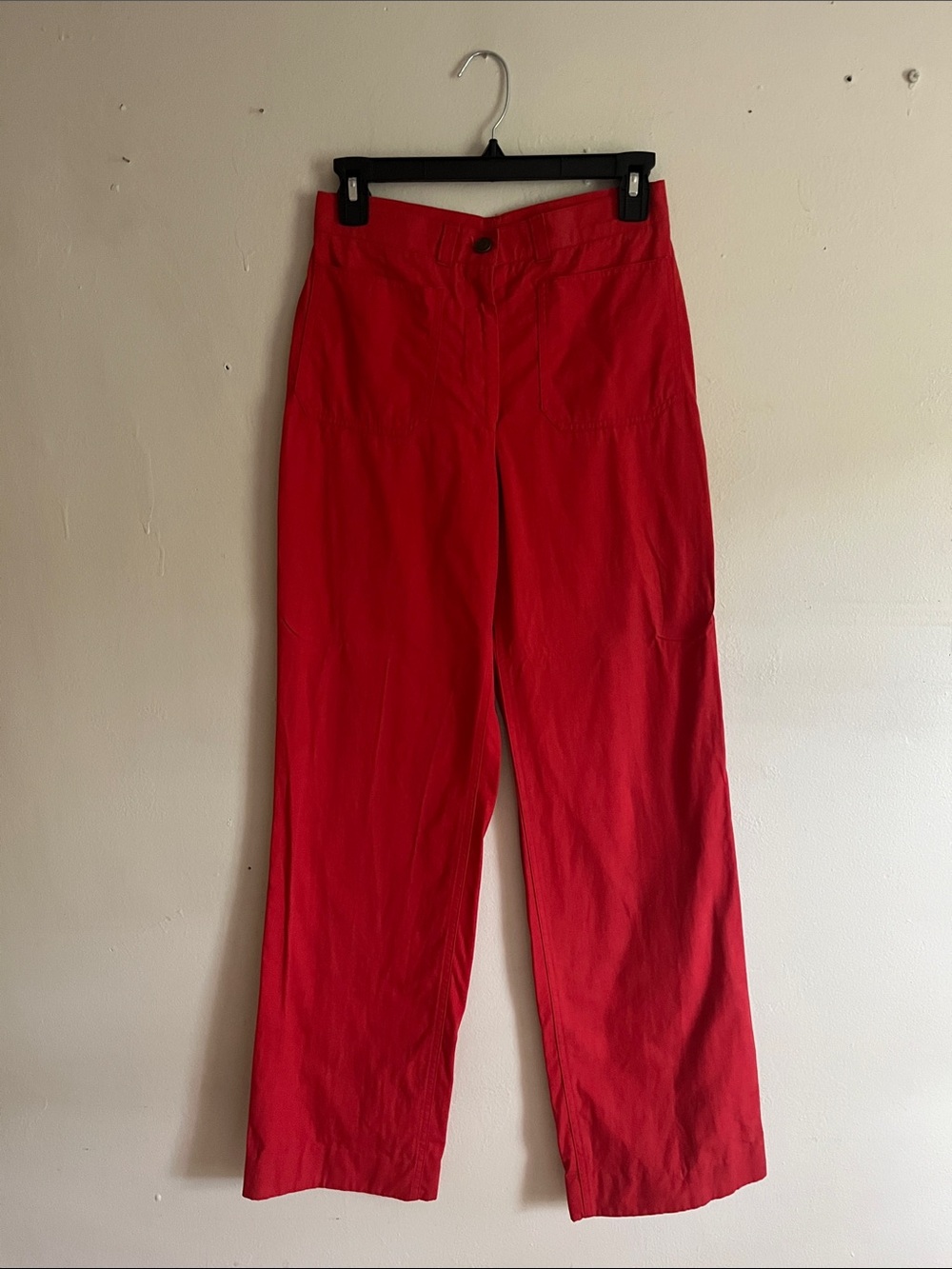 Vintage wide leg red pants